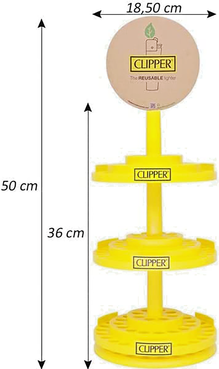 Clipper מעמד  3 קומות למצתי קליפר